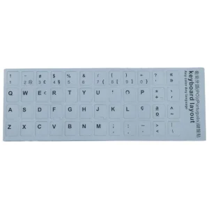 Autocolantes Teclado Português Branco