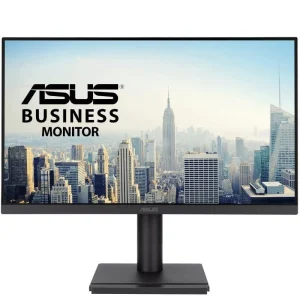 Monitor Profissional Asus VA249QGSE 24" / Full HD / Multimédia / Ajustável em Altura / Preto