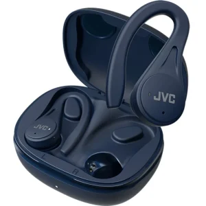 Auricular Bluetooth JVC Ha-ec25t com Estojo de Carregamento / 7,5h de Duração da Bateria / Azul