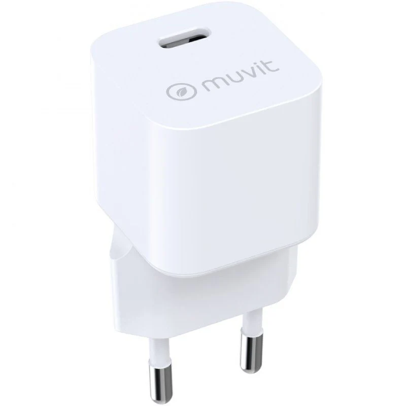 Carregador de Parede Muvit For Change MCACC0048 / 1xusb Type-c / 20W - Image 3