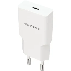 Carregador de Parede Nanocable 10.10.2021 / 1xusb Type-c / 20W / Branco