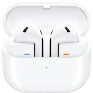 Auscultadores Bluetooth Samsung Galaxy Buds 3 com Estojo de Carregamento / 6h de Autonomia / Branco