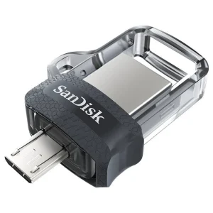 Unidade Flash Sandisk Dual M3.0 128GB Ultra USB 3.0 / Microusb