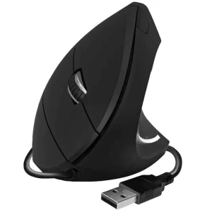 Rato Vertical com Fios Subblim Glide Vertical Ergo / Até 1600 DPI / Preto