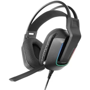 Auricular para Jogos Mars com Microfone Mars Gaming Mh-strike / Jack 3.5 / USB / Preto
