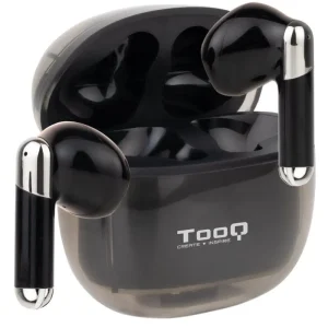 Auscultadores Bluetooth Tooq Onyx Tqbwh-0054b com Estojo de Carregamento / Autonomia 4h / Preto
