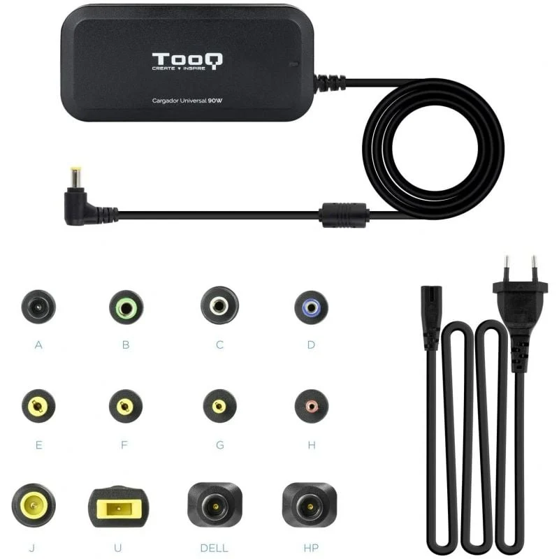 Carregador para Computador Portátil Tooq Tqlc-90bs02m / 90W / Manual / 12 Conectores / Tensão 15-24… - Image 6