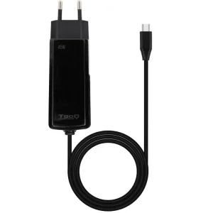 Tooq Tqlc-usbcgan100pd-c USB Tipo C / 45W / Automático / Tensão 5-20v Gan Carregador para Computado…