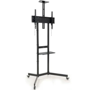 Tooq NEFERTITI Fs1151m-b Suporte de Chão Inclinável com Rodízios para Tvs 37-70" / Até 70kg
