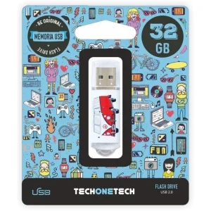 Unidade Flash Tech One Tech Camper Van-van USB 2.0 32GB USB 2.0