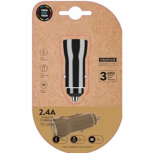 Carregador de Automóvel Tech One Tech TEC2802 / 2xusb / 12W