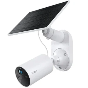 Câmara de Vigilância por Vídeo Tp-link Tapo TC82 Kit / Visão Nocturna / Controlo APP / Inclui Paine…