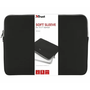 Capa Macia Trust Primo para Computadores Portáteis Até 13,3" / Preto