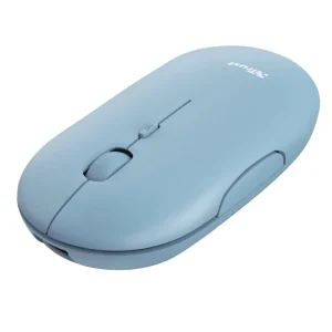Trust Puck Rato sem Fios Bluetooth / Bateria Recarregável / Até 1600 DPI / Azul