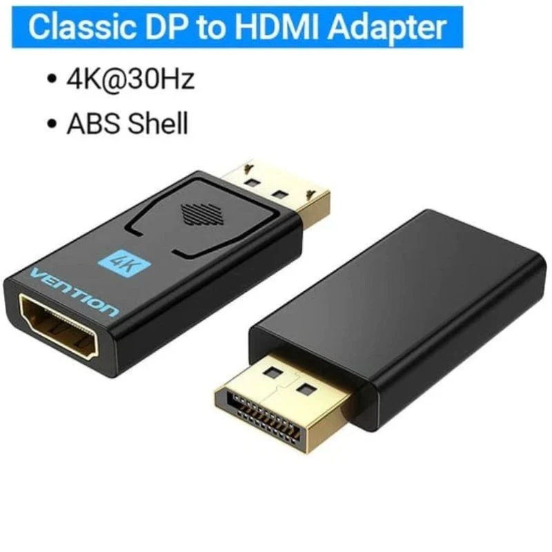 Adaptador HDMI 4K Vention HBPB0 / Adaptador Displayport Macho - HDMI Fêmea Vention HBPB0 - Image 5