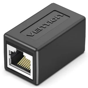 Adaptador de Conetor RJ45 Vention Ipvb0-5 / Cat.6 FTP / RJ45 Fêmea - RJ45 Fêmea / 5 Pçs / Preto