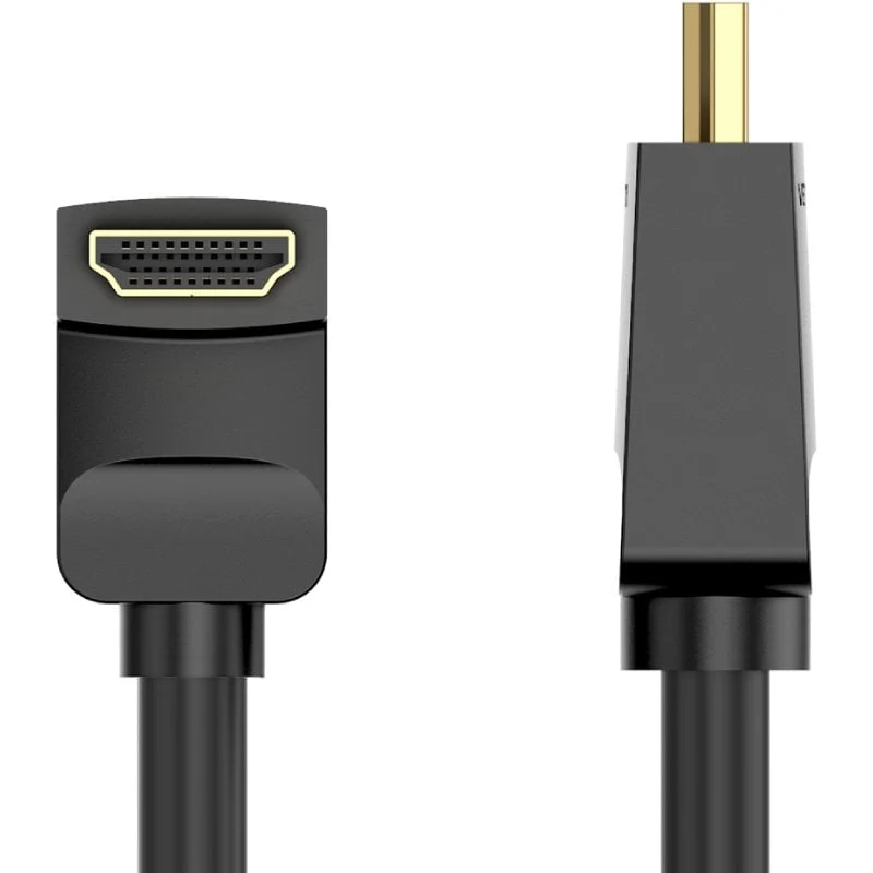 Vention Angular HDMI 2.0 4K AARBF / Macho HDMI - Macho HDMI / 1m / Preto - Image 3