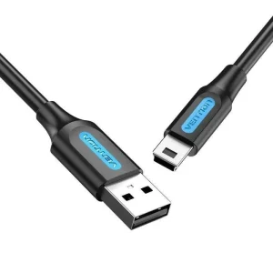 Vention COMBG Cabo USB 2.0 / USB Macho - Miniusb Macho / Até 10W / 480mbps / 1,5m / Preto