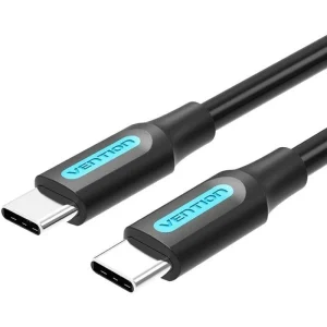 USB 2.0 Type-c Vention COSBD / USB Type-c Macho - USB Type-c Macho / Até 60W / 480mbps / 50cm / Pre…