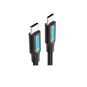 USB 2.0 Type-c Vention COSBF / USB Type-c Macho - USB Type-c Macho / Até 60W / 480mbps / 1m / Preto