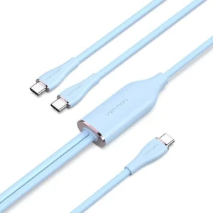 Vention CTMSG USB Type-c Vention CTMSG / USB Type-c Macho - 2 X USB Type-c Macho / Até 100W / 480mb…