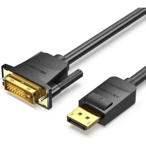 Vention HAFBF / Cabo Conversor Displayport Macho - DVI Macho / 1m / Preto
