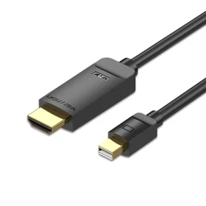 Vention HAHBH / Cabo Conversor Mini Displayport Macho - HDMI Macho / 2m / Preto