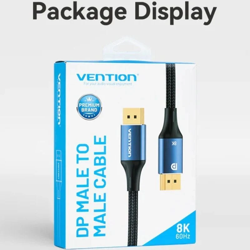 Vention HCELJ / Displayport Macho - Displayport 8K Macho / 5m / Azul - Image 5