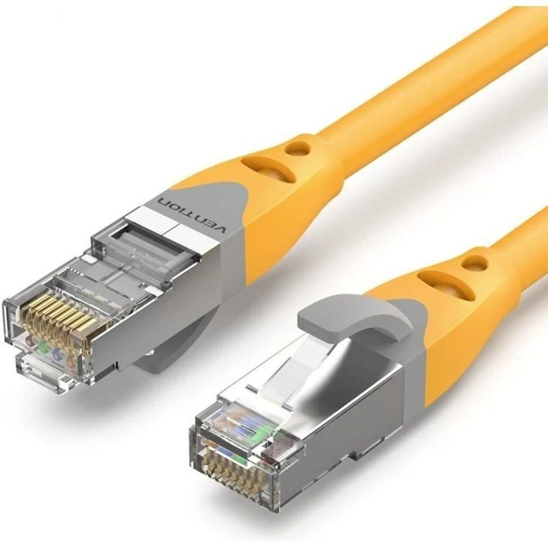 Cabo de Rede Vention RJ45 SFTP Vention IBHYJ Cat.6a / 5m / Amarelo - Image 2