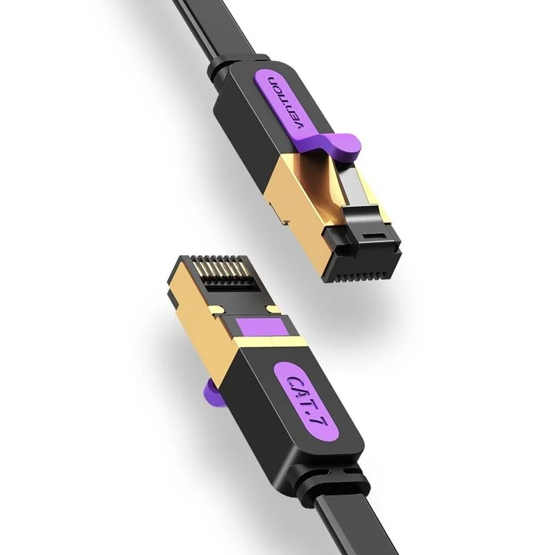 Cabo de Rede RJ45 STP Vention ICABL Cat.7 / 10m / Preto - Image 3