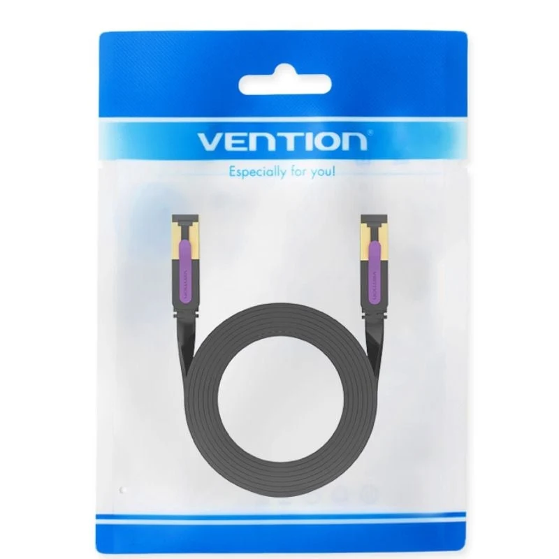 Cabo de Rede RJ45 STP Vention ICABL Cat.7 / 10m / Preto - Image 5