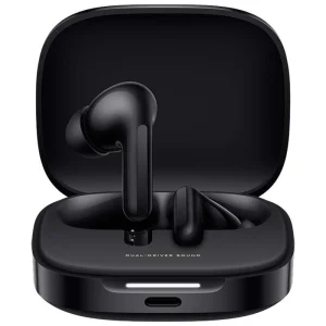Auscultadores Bluetooth Xiaomi Redmi Buds 6 com Estojo de Carregamento / Autonomia 10h / Preto